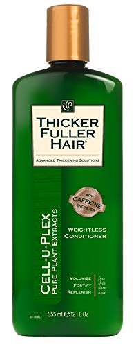 Thicker Fuller Hair Conditioner Weightless 12 Ounce (355ml) (Pack of 3)