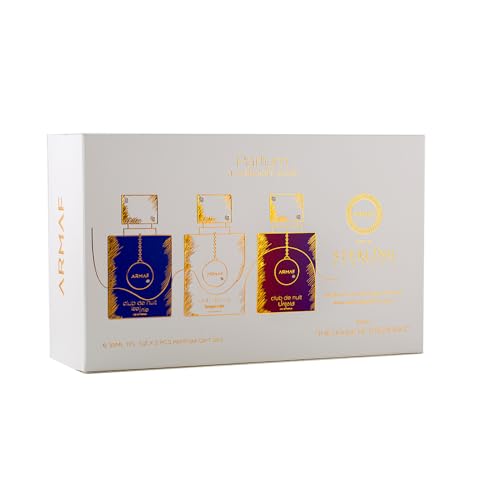 Armaf Club De Nuit Untold 3-Piece Men's Gift Set - Mini Eau de Parfum, Travel Size