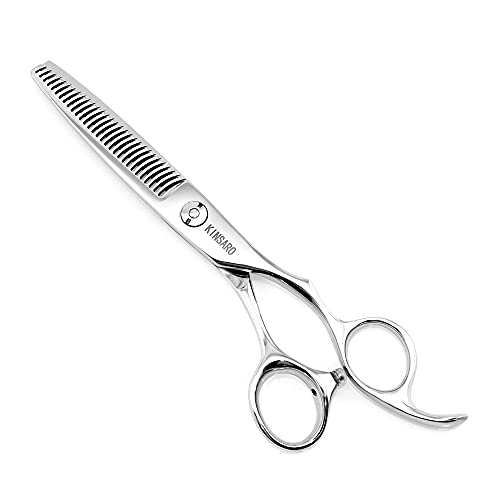 KINSARO 6 Inch Hair Thinning Scissors 440C Professional Grade