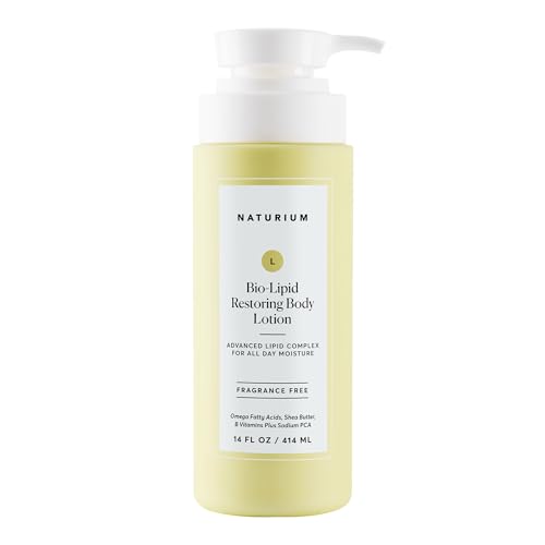 Naturium Bio-Lipid Restoring Body Lotion 14 fl oz with Omega Fatty Acids - Vegan & Cruelty-Free