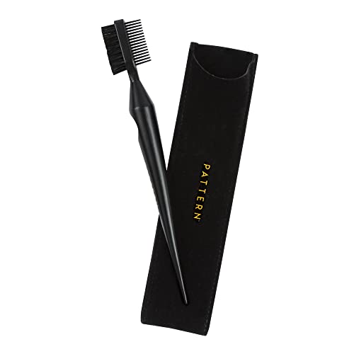 PATTERN Beauty by Tracee Ellis Ross Edge Tool - 3-in-1 Brush for Baby Hairs. Comb for parting or sectioning hair.