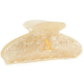 Large Marble Initial Claw Clip - 4" Acrylic Hair Clips