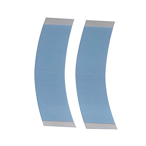 36pcs Blue Double Sided Waterproof Lace Wigs Adhesive Tape Strips for Lace Front Wig Toupee