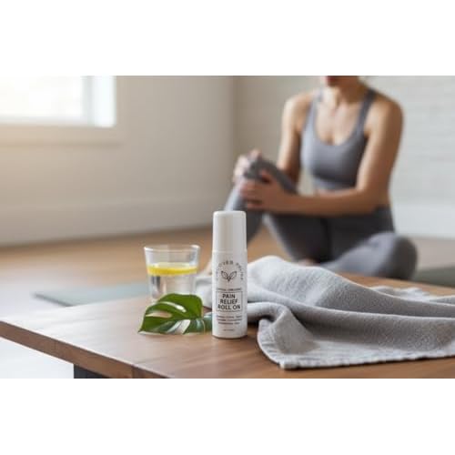 Roll-On, Fast-Acting Topical Analgesic, Natural Botanical Formula with Menthol, Arnica, Reishi, 3 fl oz, for Joint and Muscle Support