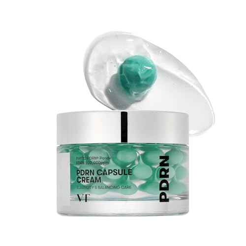 VT COSMETICS PDRN Capsule Cream 100, Hydrating Face Moisturizer with 100,000ppm PDRN, Hyaluronic Acid, 9 Peptides, Firming & Plumping Nourishing Cream, Korean Skin Care (1.69 fl. oz.)