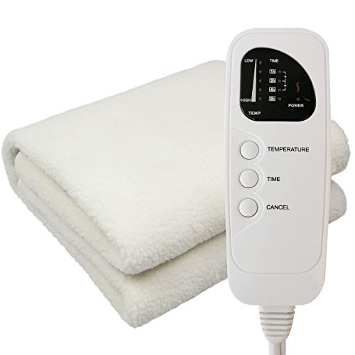Deluxe Fleece Massage Table Warmer Pad, 71" x 30" - 5 Heat Settings
