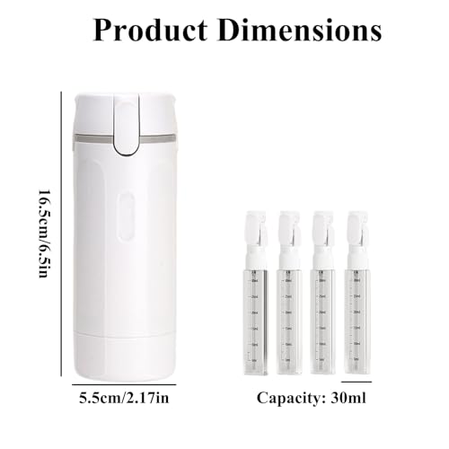 4-in-1 Leak-Proof Travel Dispenser Bottles - 30ML Squeeze Containers