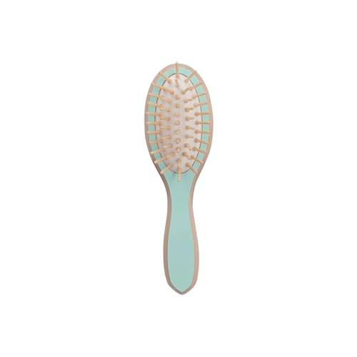 The Bay by Cricket¢â Blondie Wooden Mini Paddle Hair Brush Painted Ladies Series with Wood Bristles for Enhanced Smooth and Shiny Hair Results