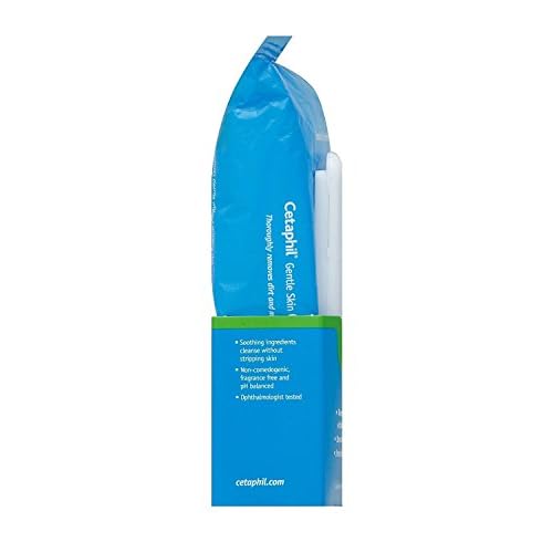Cetaphil Gentle Skin Cleansing Cloths, TWO Packs of 25 sheets