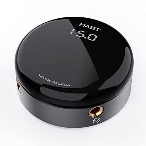 Mast Tattoo Power Supply, Halo2 Circle Digital Display Voltage, One Touch Easy Use for Tattoo Machine