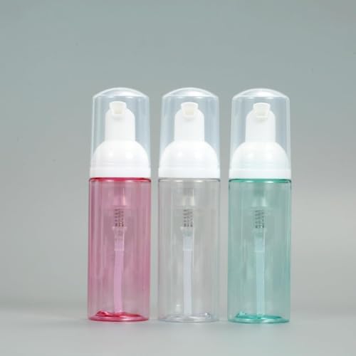 3-Pack Foam Pump Bottles, 60ml Travel Size Refillable Soap Dispensers