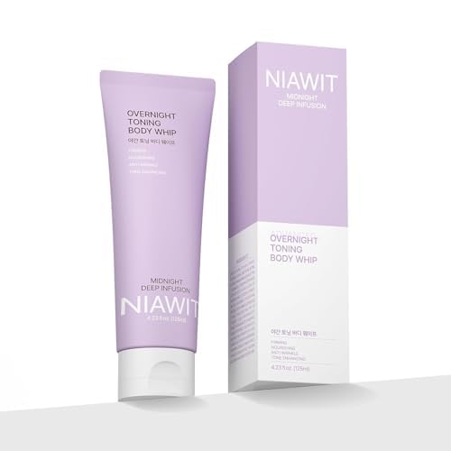 Overnight Toning Body Whip ? For Loose Crepey Skin on Arms, Thighs & Belly | Firming, Moisturizing & Anti-Wrinkle Night Cream to Improve Tone While You Sleep, All Skin Types