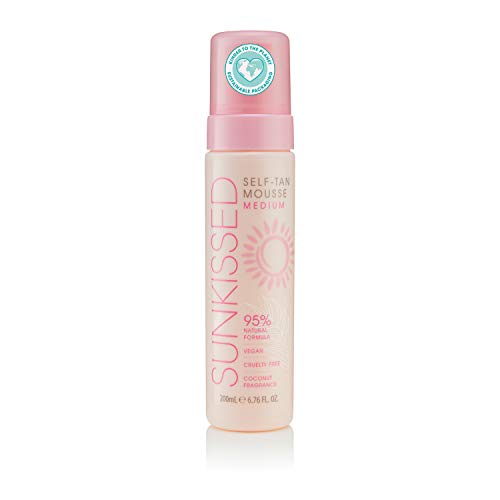 Sunkissed Medium Self Tan Mousse 200ml - Natural Bronze