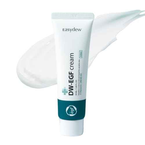 EASYDEW DW-EGF Cream Limited 2.36 oz - Anti-Aging Moisturizer with Human Epidermal Growth Factor & Hyaluronic Acid Collagen to Rejuvenate & Regenerate Cells, Softer Skin, Light weight Refreshing Cream