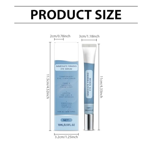 Instant Firming Eye Serum for Under Eye Bags & Dark Circles