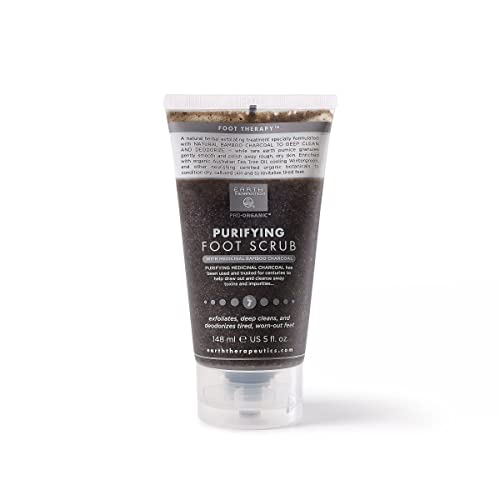 Earth Therapeutics Purifying Foot Scrub - Bamboo Charcoal (5 fl oz)
