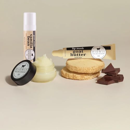 Dionis Goat Milk Vanilla Bean 3-Piece Lip Care Kit (Pack of 1)