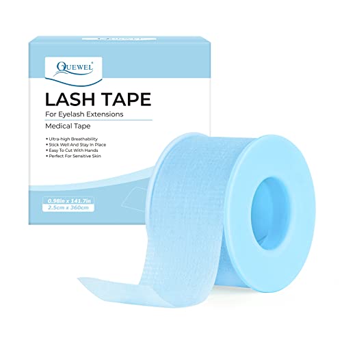 QUEWEL Lash Tape for Eyelash Extensions - Blue Microfoam