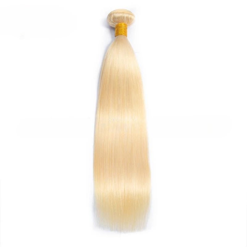 Freiuoke 613 Blonde Straight Hair Bundle - 16 Inch Virgin Hair
