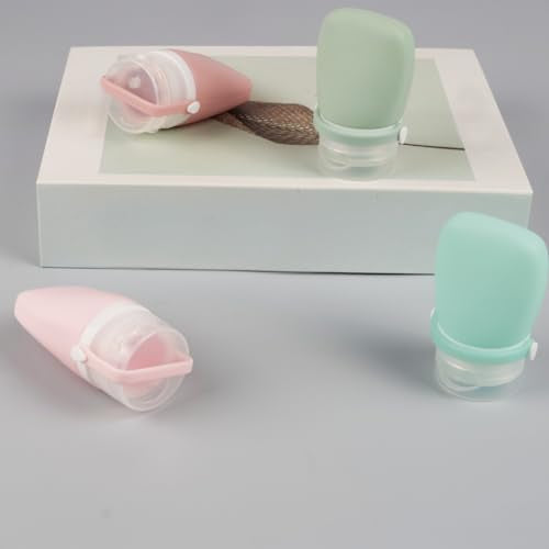 1oz TSA Approved Travel Bottles, Silicone Leakproof Toiletry Containers (4-Pack)