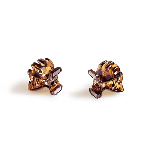 DAFNI KLIX Magnetic Hair Clips Amber - Strong Hold, No Pull, Flat Comfort, Minimalist Design, 1 Pair