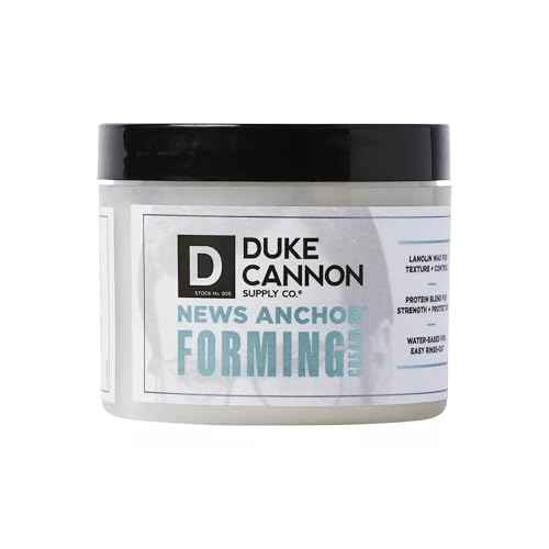 Duke Cannon Supply Co. News Anchor¢ç Forming Cream - Medium to Strong Hold, Matte Finish, 4 oz. (Pack of 2)