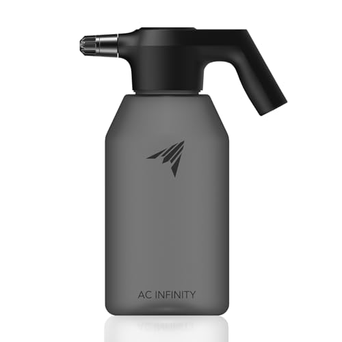 AC Infinity 2L Electric Garden Sprayer - Rechargeable Plant Mister, Graphite