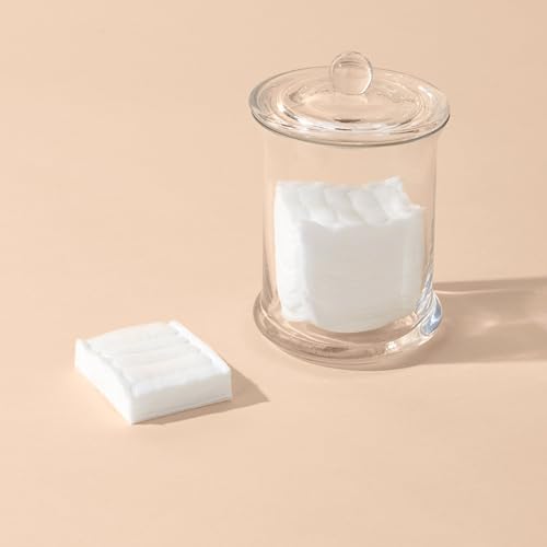 Diane 100% Pure Cotton Squares for Makeup Removal & Skincare - 160 Count