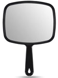 OMIRO 9.3" Handheld Mirror with Handle, Black