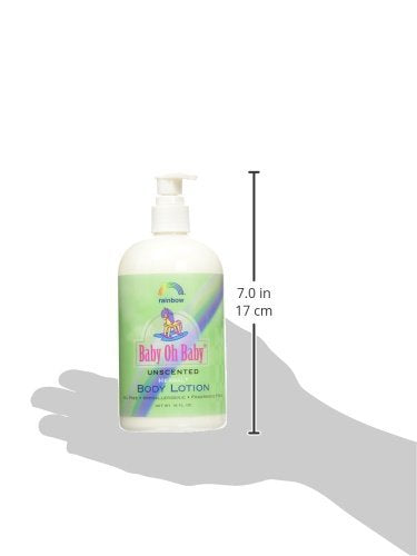 Rainbow Research Body Lotion Herbal Baby, Unscented, 16 Fluid Ounce (Pack of 2)