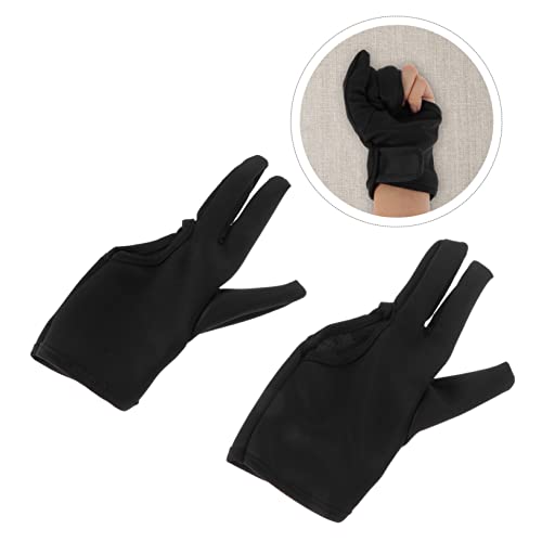Heat Protection Gloves for Hair Styling - 3 Finger Design (2-Pack)