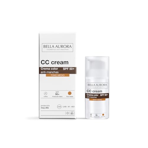 Bella Aurora CC Cream SPF50 Medium Shade 30ml