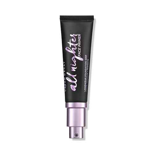 Urban Decay All Nighter Longwear Face Primer - Smoothing & Hydrating Base for Foundation Face Makeup, Sheer & Lightweight, Helps Smooth & Even Skin, For All Skin Types, Paraben-free, Vegan