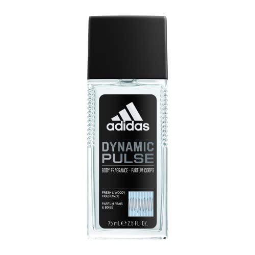 Adidas Dynamic Pulse Men's Body Fragrance Spray, Mint & Wood, 2.5 fl oz