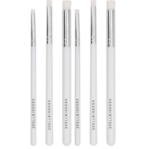 Spellbinders Mini Blending Brush Set, ONE, White (Pack of 2)