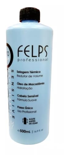 Felps Professional Omega - Thermal Sealing and Zero Unique Nanoplasty - Without Formalin - Straightening & Smoothing Hair Treatment - Amino & Tenino Acids - For All Hair Types - 500ml/16. 90fl.oz