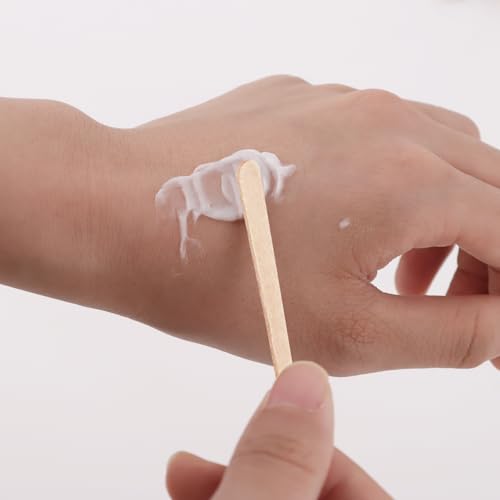1200 Pack Wooden Waxing Sticks for Hair Eyebrow Nose Removal (Without Handle) Wax Spatulas Small Wax Applicator Wood Craft Sticks Spatulas