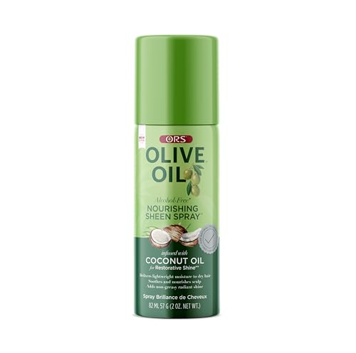ORS Olive Oil Nourishing Sheen Spray 2oz - Coconut Oil Hair Shine