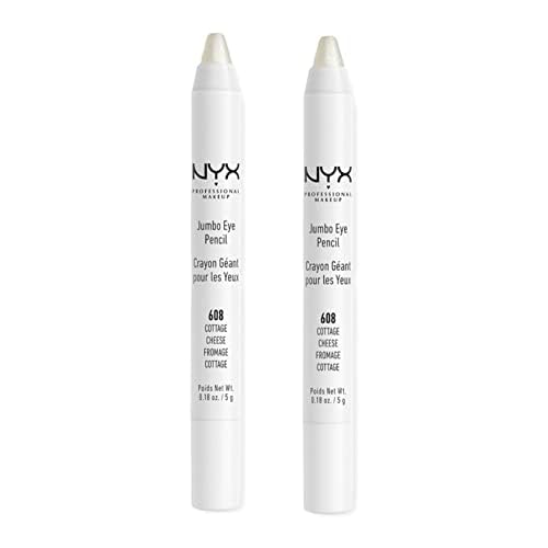 Pack of 2 NYX Jumbo Eye Pencil, Cottage Cheese 608