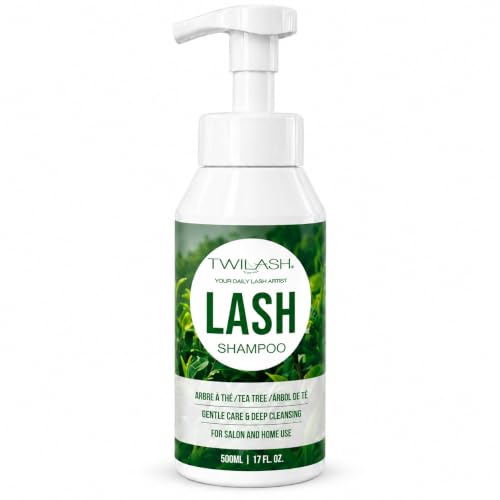 TWILASH Lash Shampoo 500ml - Gentle Eyelash Cleanser