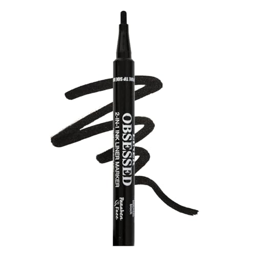 Palladio 2-in-1 Paddle Tip Eyeliner Marker - Black