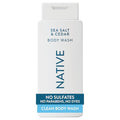 Native Clean Body Wash for Sensitive Skin, Sea Salt & Cedar, 18 fl oz
