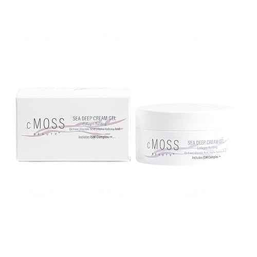 Sea Moss Infused Sea Deep Cream Gel Formulated with Glycolic Acid, Hyaluronic Acid, and Vitamins A,C,E to Deeply Hydrate Skin and Smooth Fine Lines