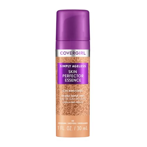 Covergirl Simply Ageless Skin Perfector Essence Foundation Medium 40 1oz - Tinted Hydrating Skincare Hybrid