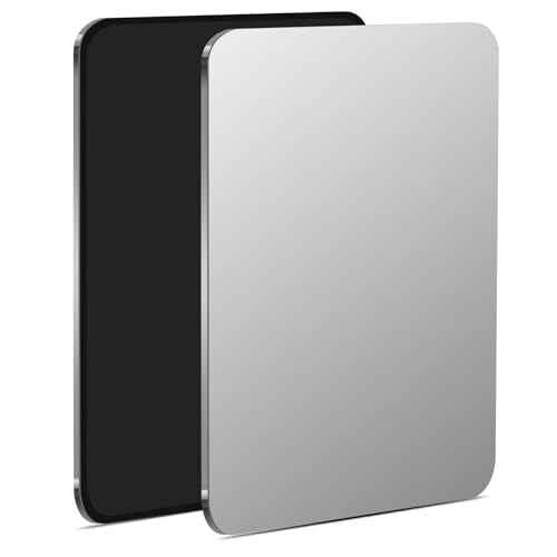 Magnetic Locker Mirror | 7x9in Acrylic - Unbreakable | Sleek Frameless | Glassless Safety Kids Mirror with Rounded Corners | Strong Back Magnet for School Lockers, Refrigerators, Offices & Toolboxes.