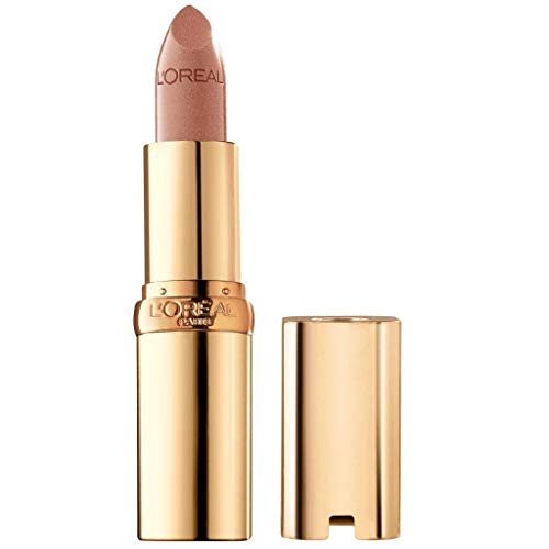 L'Or?al Paris Colour Riche Original Creamy, Hydrating Satin Lipstick Bundle with Argan Oil and Vitamin E, Bronze Coin, Caramel Latte, 2 Count