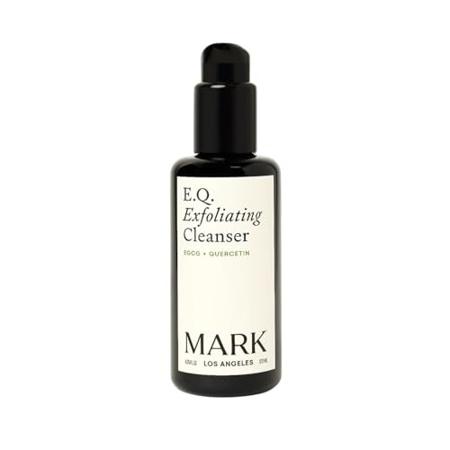 EQ Exfoliating Cleanser - EGCG + Quercetin - Gentle Face & Body Scrub - Cleanse & Exfoliate Skin - For Redness & Blemishes - With Squalene Oil & Ultra-Fine Walnut Shells -4.05 fl oz