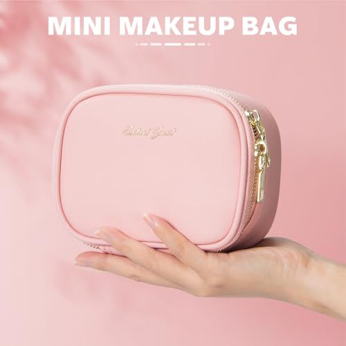 LED Makeup Bag with Mirror, 3 Light Modes Travel Cosmetic Organizer
