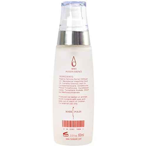 MARK POLIN - Anti-Frizz Hair Serum with Moroccan Oil - Leave-in Conditioner for Permed, Color-Damaged, and Frizzy Hair