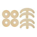 Scar Away Silicone Scar Sheets for Breast - 8 Pack (4 Areola + 4 Anchor) - Reusable for C-Section, Breast & Surgical Scars and Keloid Scars